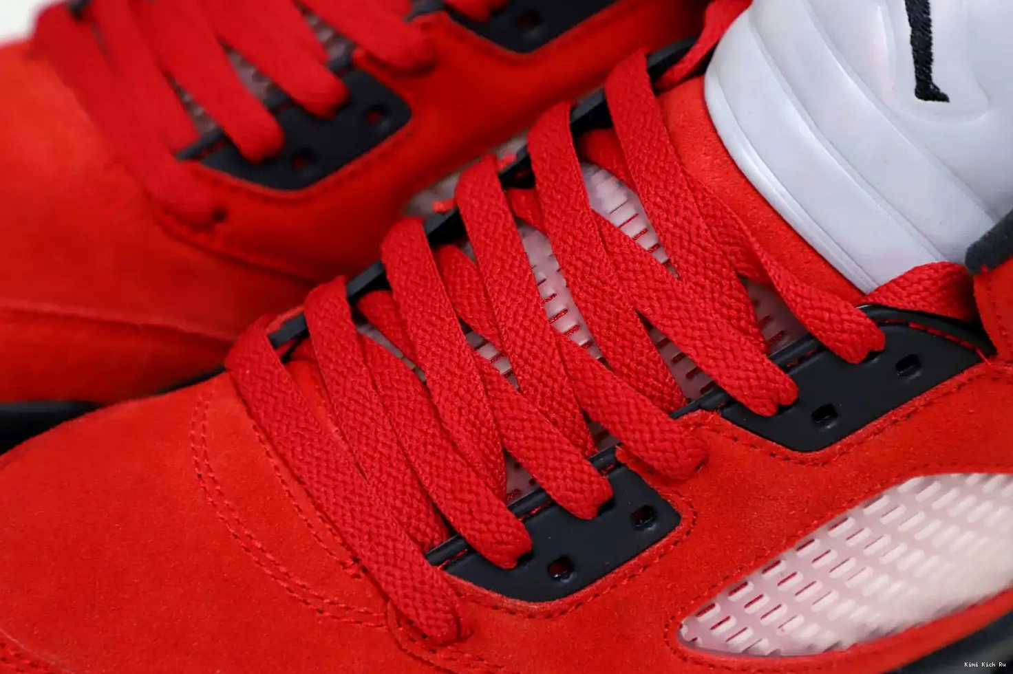 RAGING RETRO RED JORDAN AIR Kimikick SUEDE 5 BULL 0510